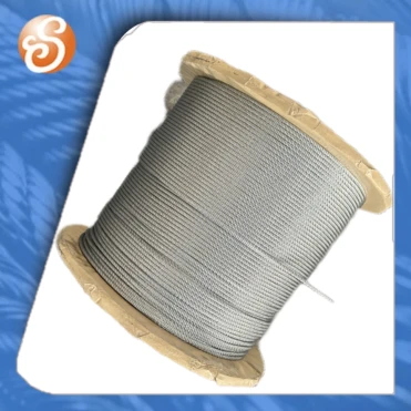 6X19S+IWRC جستی سٹیل وائر رسی